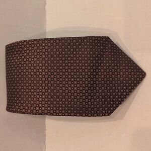 Murano Men's Brown 100% Silk Made in the USA Tie